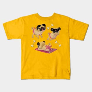 Beach Pugs Kids T-Shirt